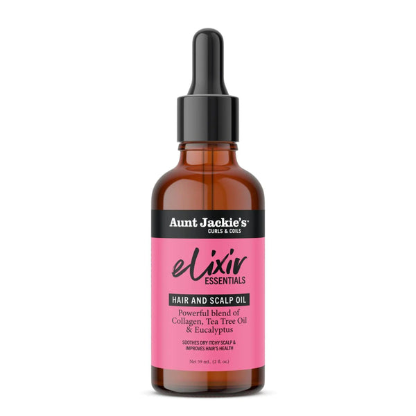 Aunt Jackie's Elixir Collagen, Tea Tree Oil & Eucalyptus 2oz