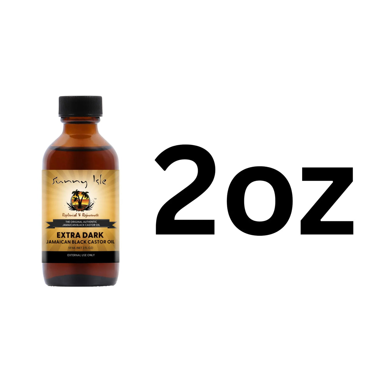 Sunny Isle Jamaican Black Castor Oil Extra Dark 2oz