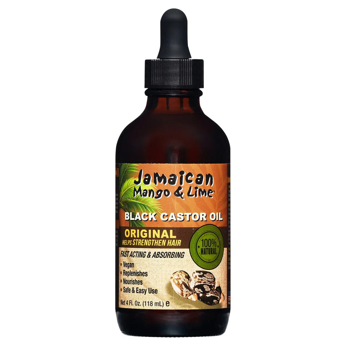 Jamaican Mango & Lime Black Castor Oil Original 4oz