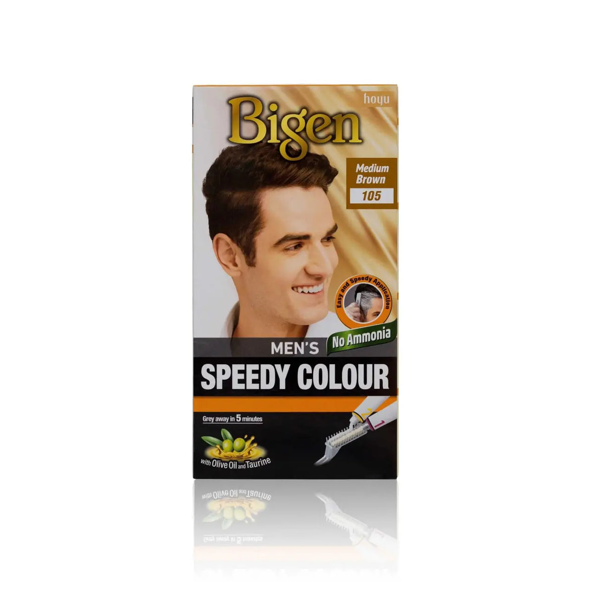 Bigen Men's Speedy Medium Brown #105