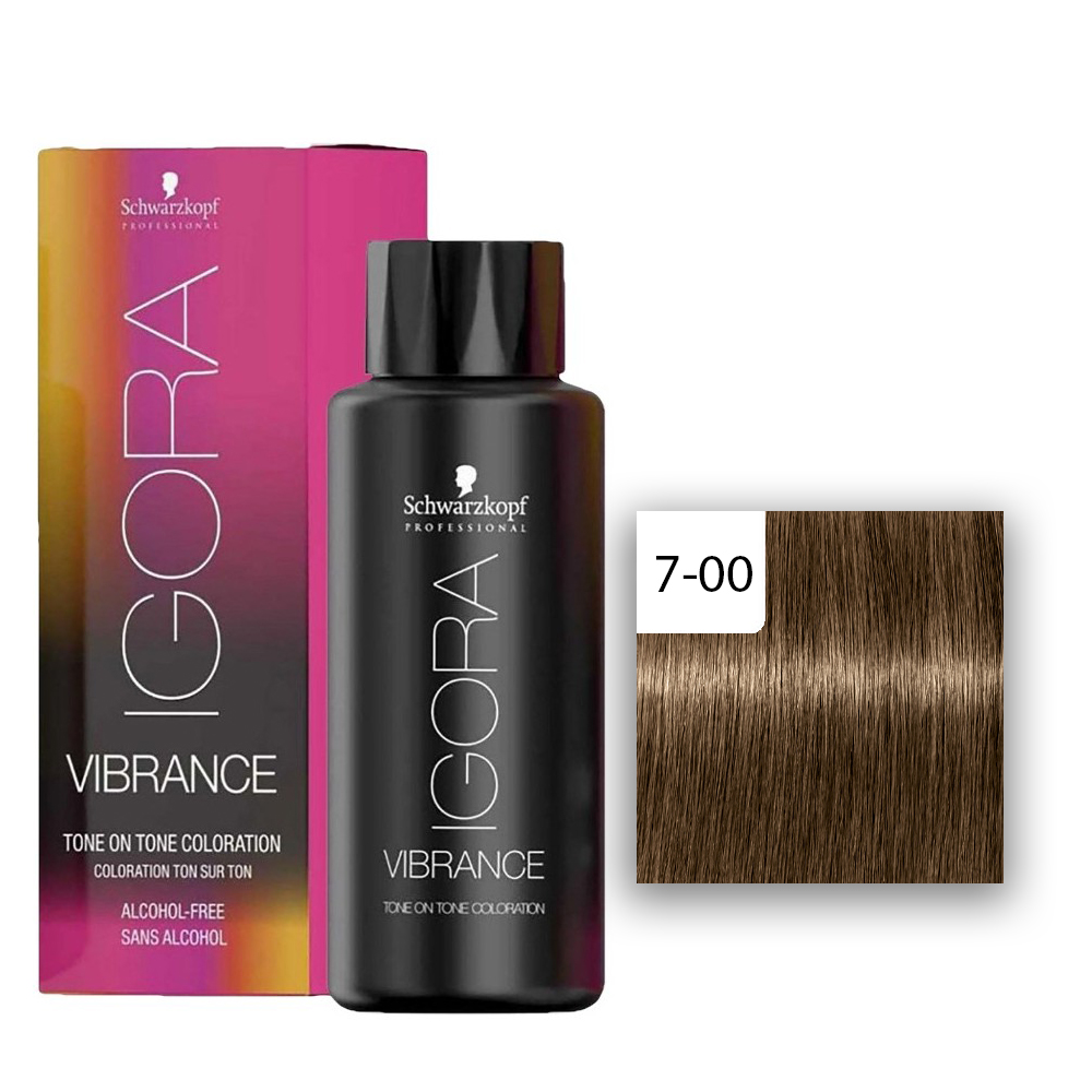 Schwarzkopf Professional IGORA Vibrance Haartönung 7-00 Mittelblond Extra  60ml