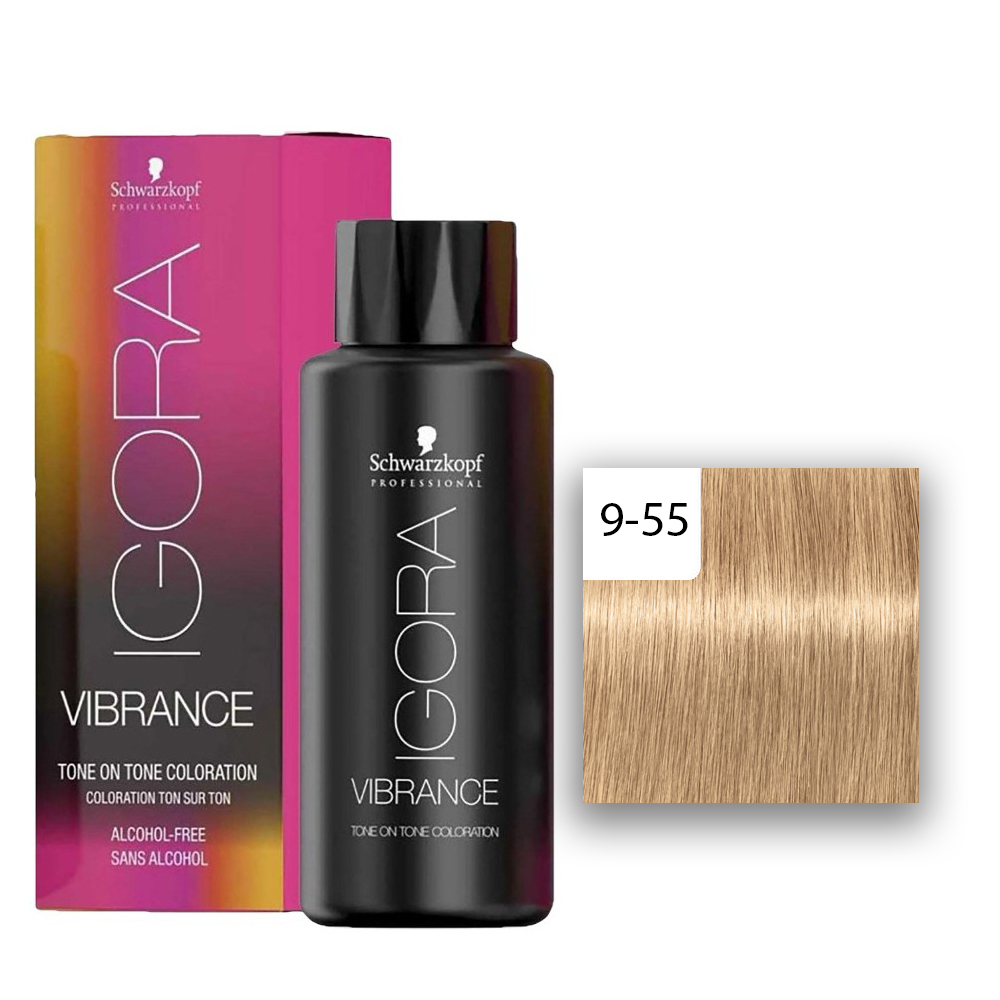 Schwarzkopf Professional IGORA Vibrance Haartönung 9-57 Extra Hellblond Gold Kupfer  60ml