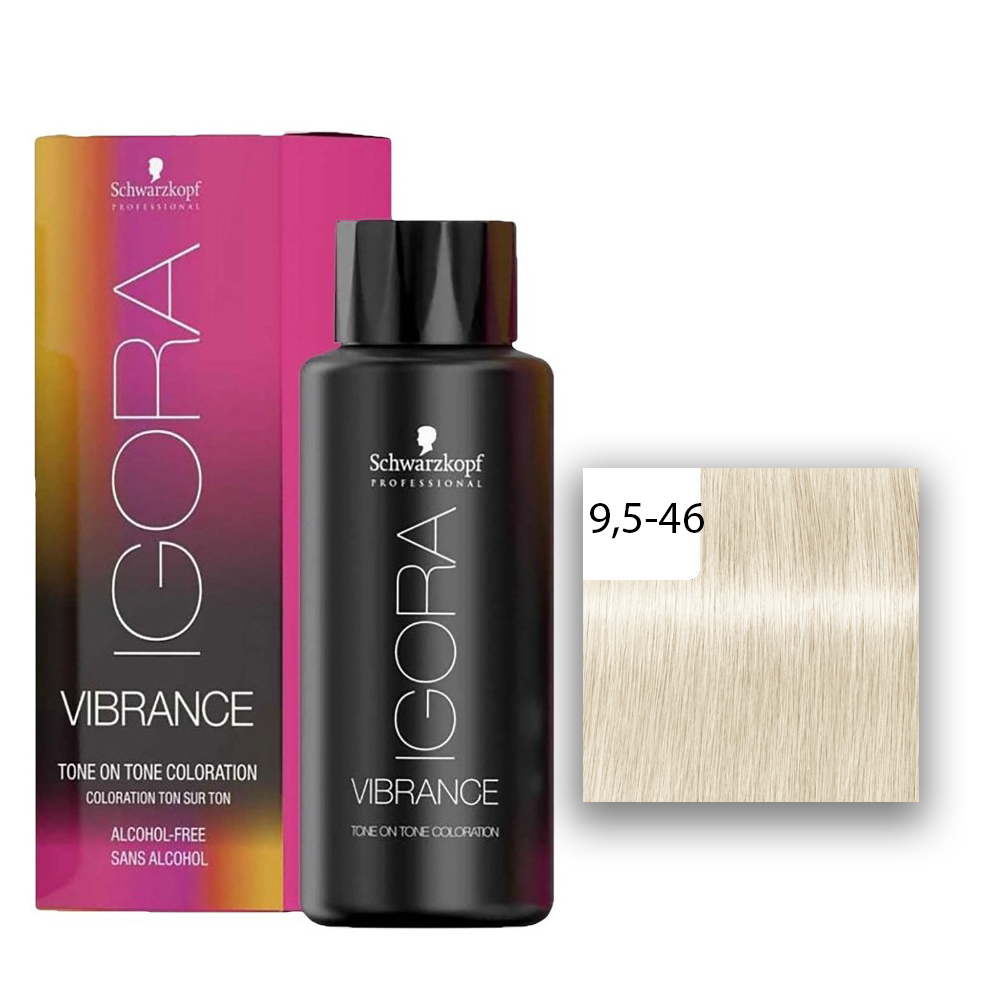 Schwarzkopf Professional IGORA Vibrance Haartönung 9,5-46 Beige Schoko Toner  60ml