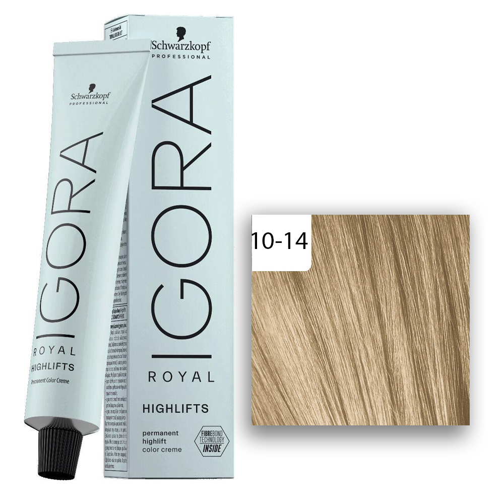 Schwarzkopf Professional Igora Royal Highlifts Haarfarbe 10-14 Highlifts Ultrablond Cendre Beige  60ml