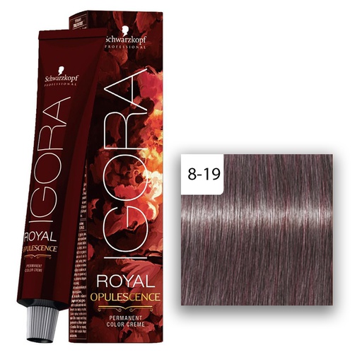 Schwarzkopf Professional IGORA ROYAL Opulescence Haarfarbe Hellblond Cendré Violett 8-19  60ml