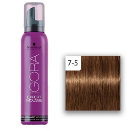 [M.14303.190] Schwarzkopf Professional Igora Expert Mousse medium blonde Gold 7-5 100ml